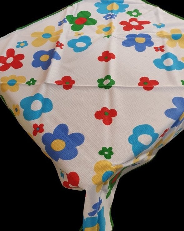 1220 Vrolijk vintage tafelkleed kleed tafelkleedje swiet, Verzenden, Nieuw, Tafelkleed, Vierkant