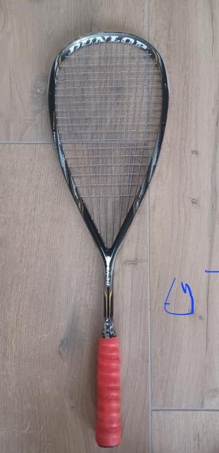 Dunlop Squash Racket - Ideaal voor beginners en gevorderden, Sport en Fitness, Squash, Gebruikt, Racket, Ophalen of Verzenden