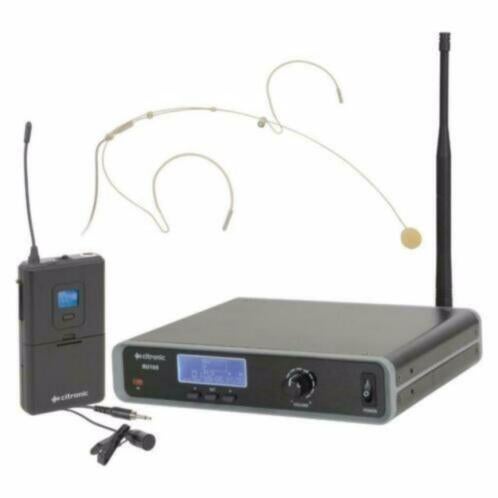 Citronic draadloze UHF headset en Opsteek microfoon, ., Overige typen, Nieuw, Ophalen of Verzenden