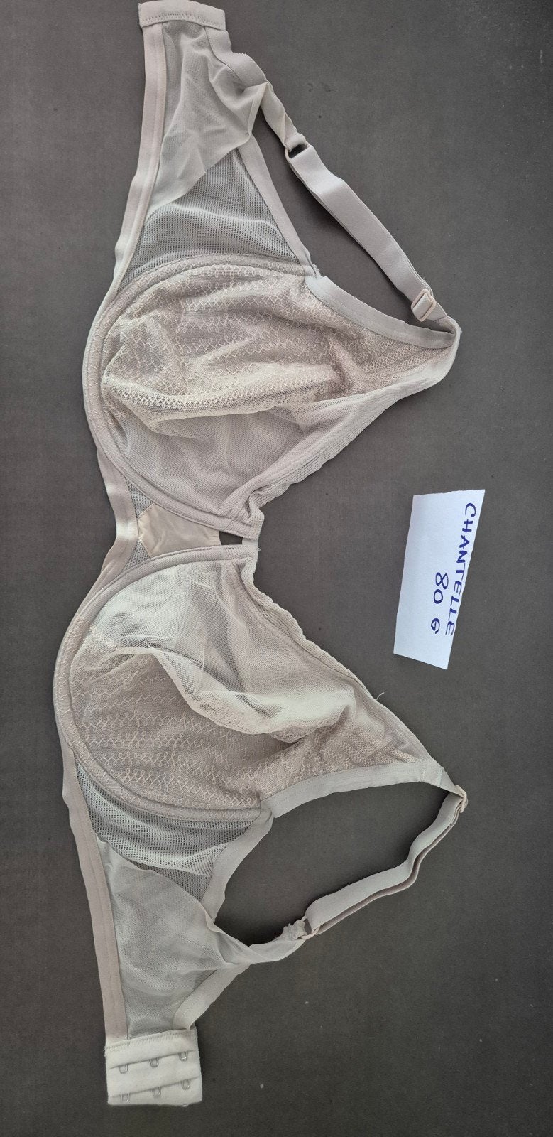 Chantelle BH 80G - Comfortabele en stijlvolle beha, Chantelle, Ophalen of Verzenden, Beige, BH