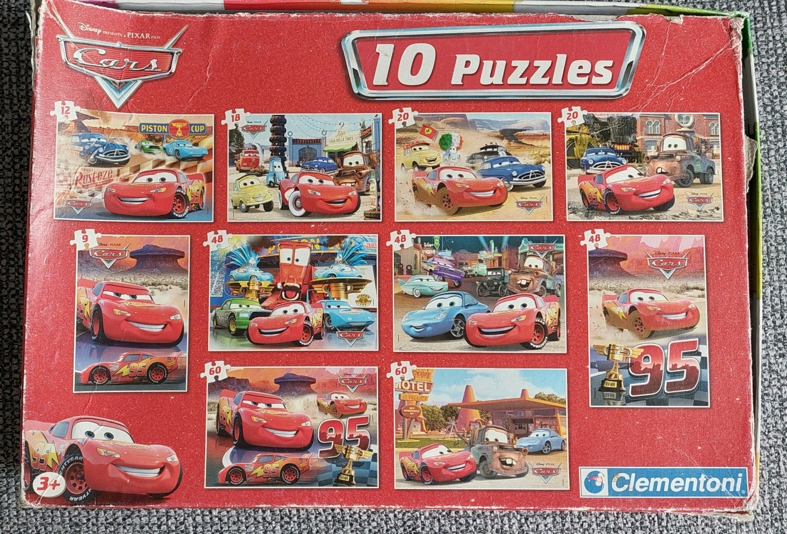 10 Cars puzzels 9-60 stukjes, Ophalen of Verzenden, 10 tot 50 stukjes, 4 tot 6 jaar