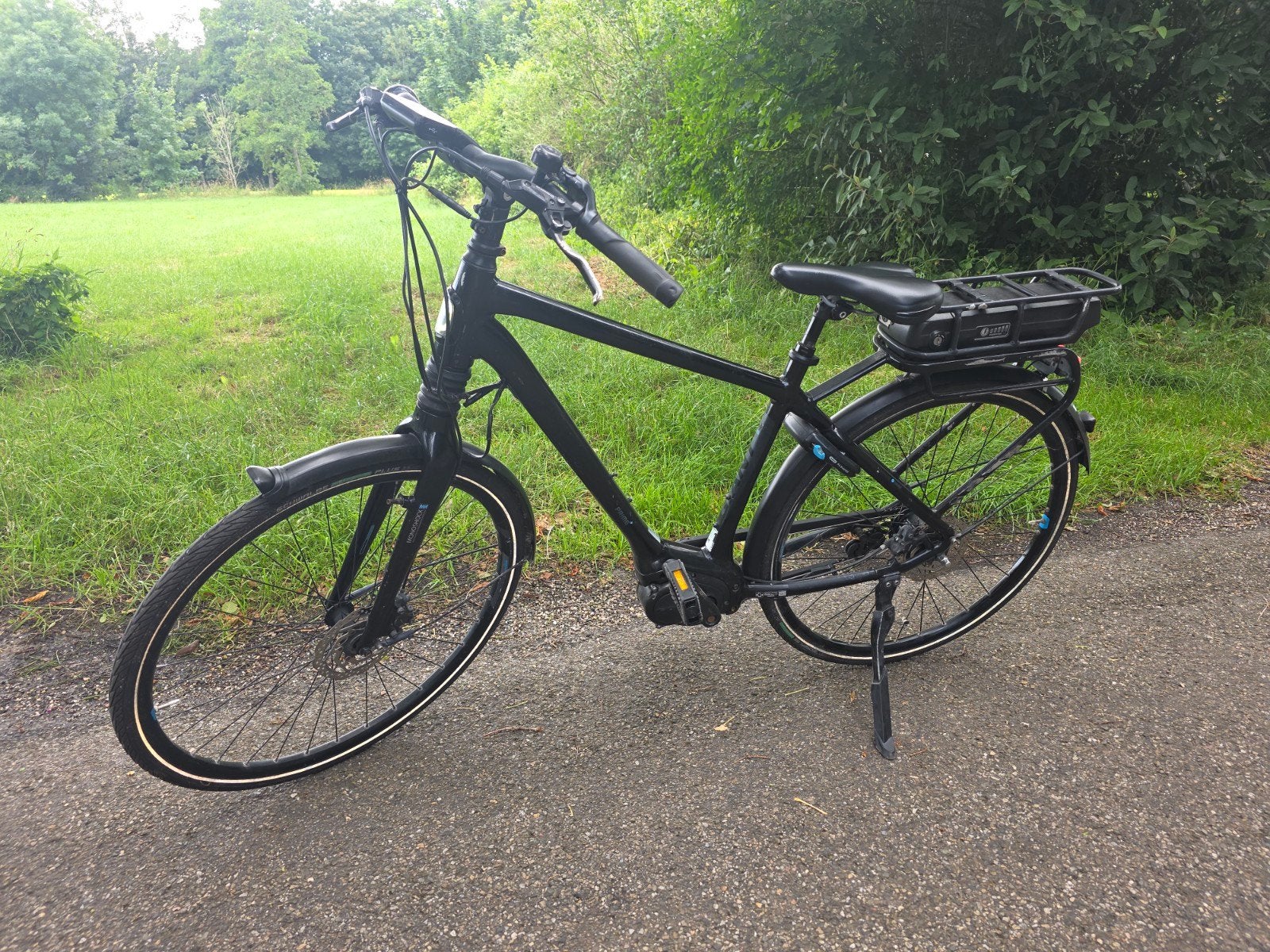 Electrische Giant heren fiets, 51 tot 55 cm, Ophalen, Gebruikt, Giant