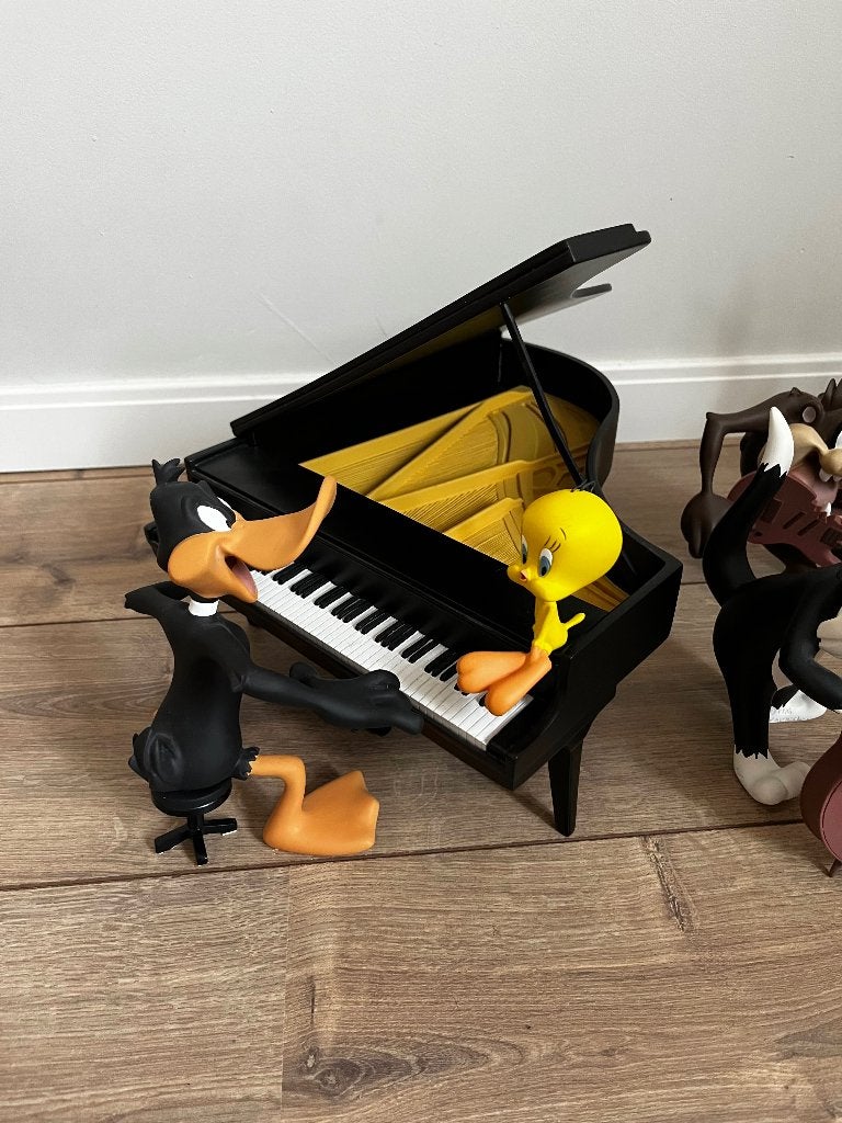 Complete Looney Tunes Band Leblon Delienne + certificaten, Ophalen, Looney Tunes, Zo goed als nieuw, Beeldje of Figuurtje