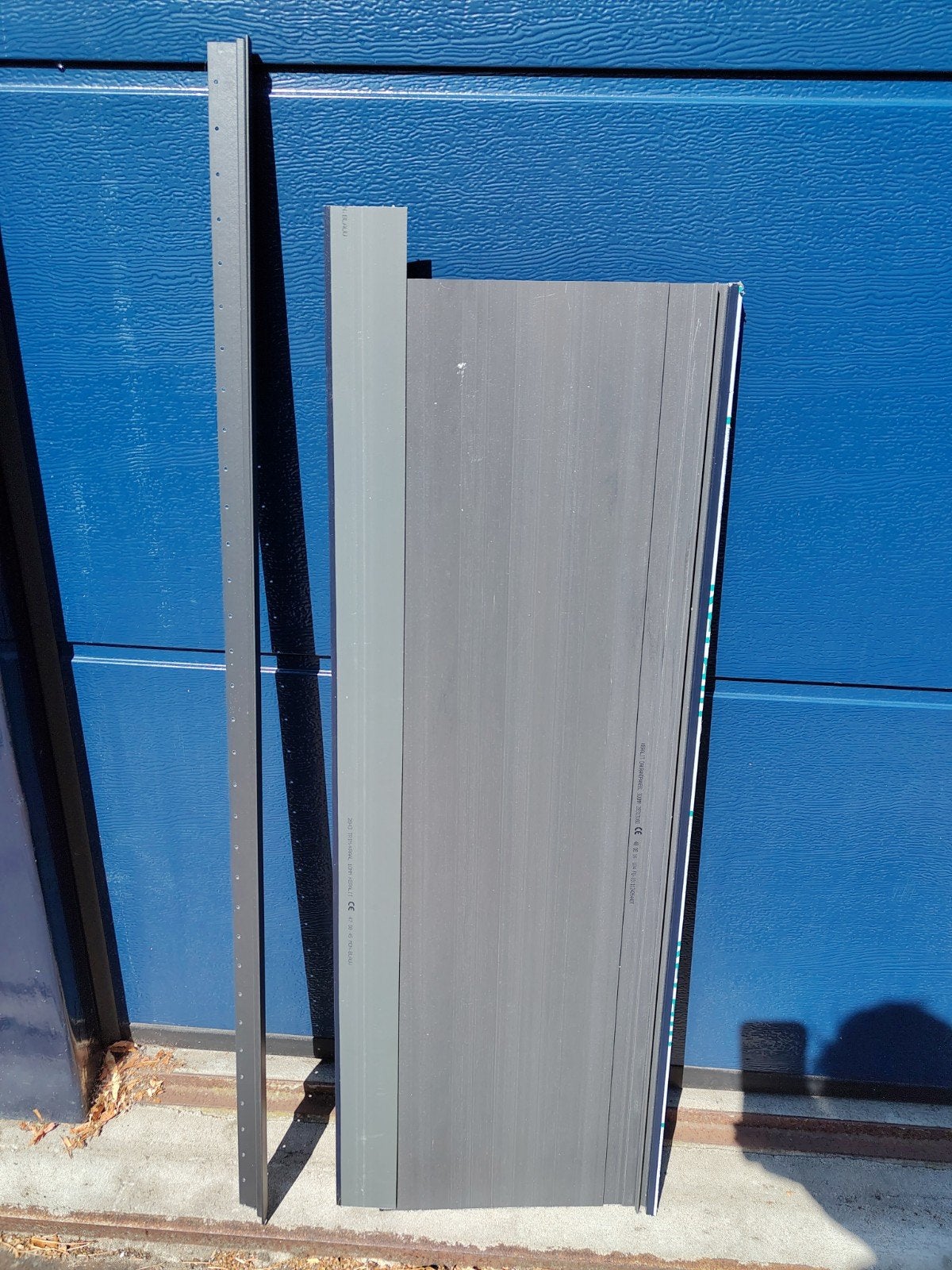 keralit dakrand paneel 95cm x 30cm monumentenblauw 5004, Ophalen, Nieuw, Overige materialen, Minder dan 20 mm