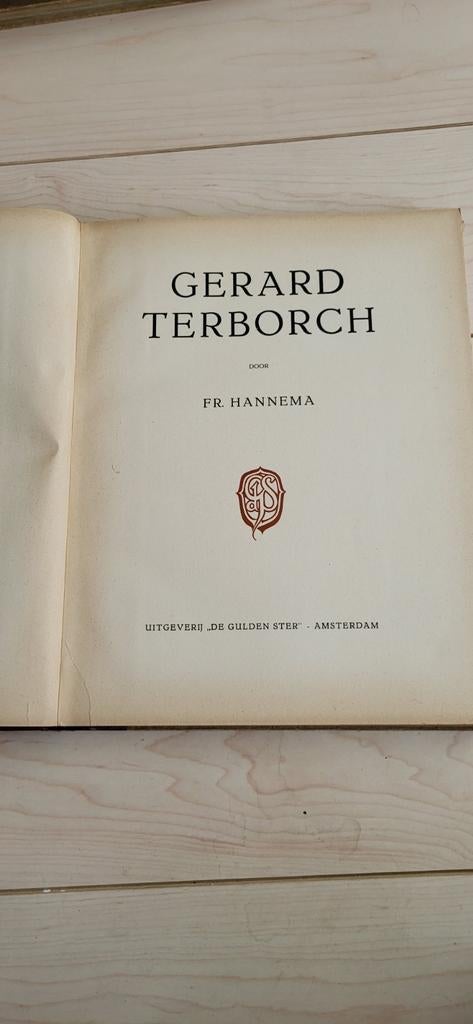 1943 Gerard Terborch door Fr. Hannema - Kunstboek, Boeken, Kunst en Cultuur | Beeldend, Ophalen of Verzenden, Gelezen, Schilder- en Tekenkunst