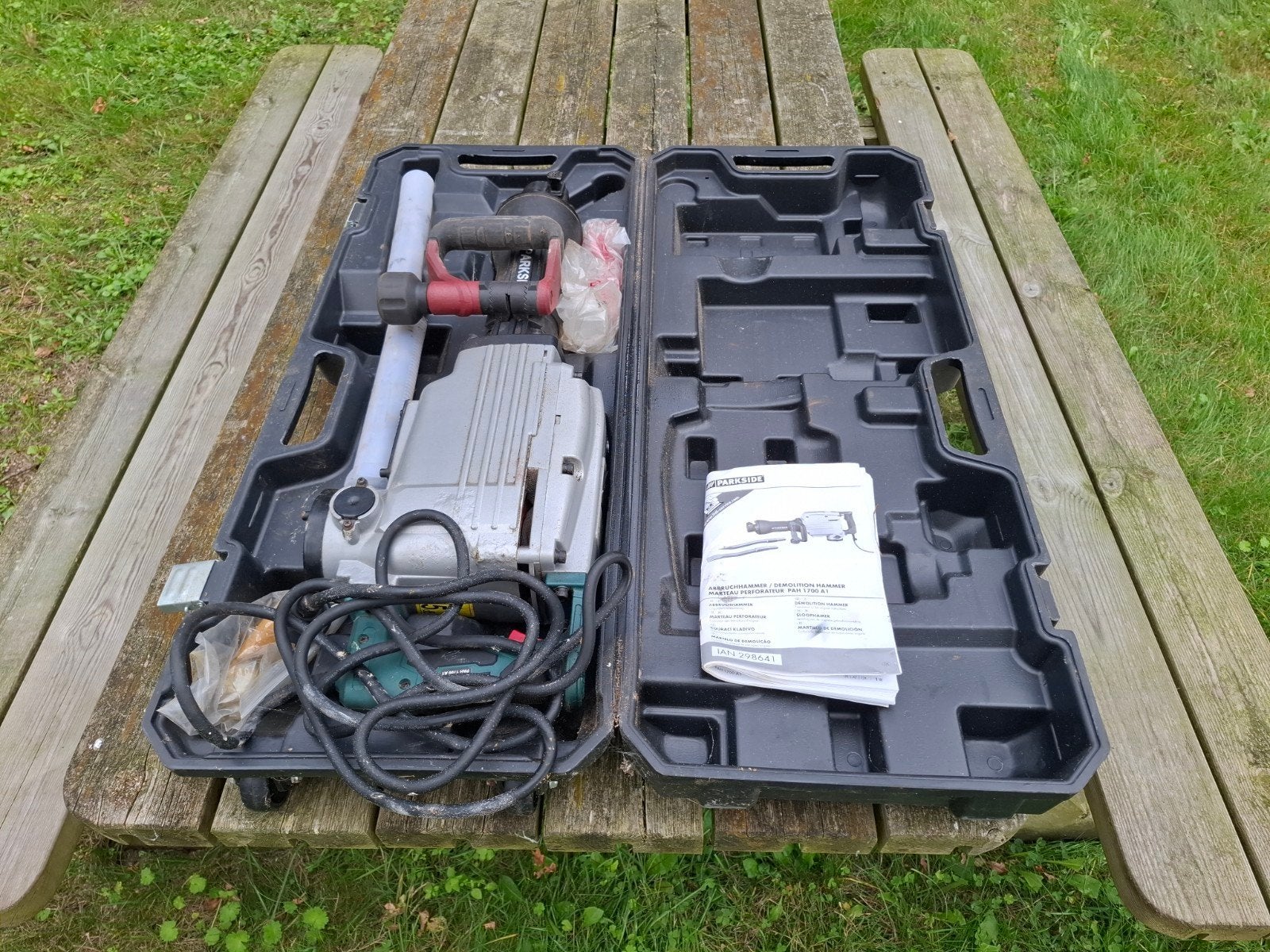 Parkside breekhamer met accessoires en koffer, Ophalen of Verzenden, Gebruikt, Overige typen, Parkside