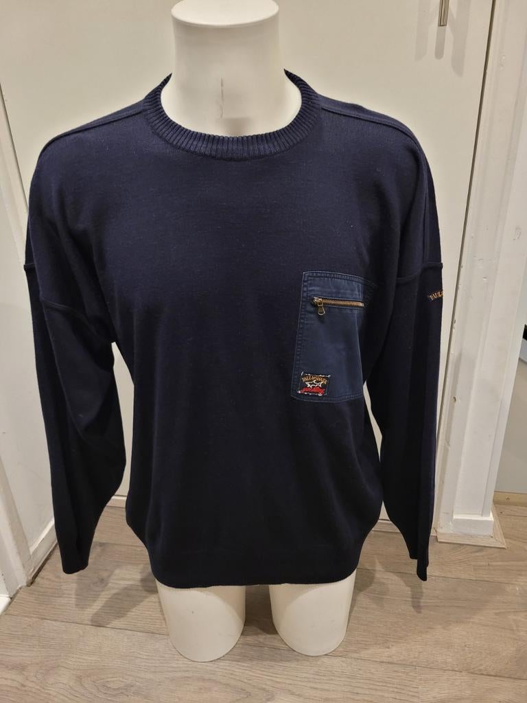 Mooie donker blauwe Paul & Shark trui maat XL, Blauw, Maat 56/58 (XL), Ophalen of Verzenden, Zo goed als nieuw