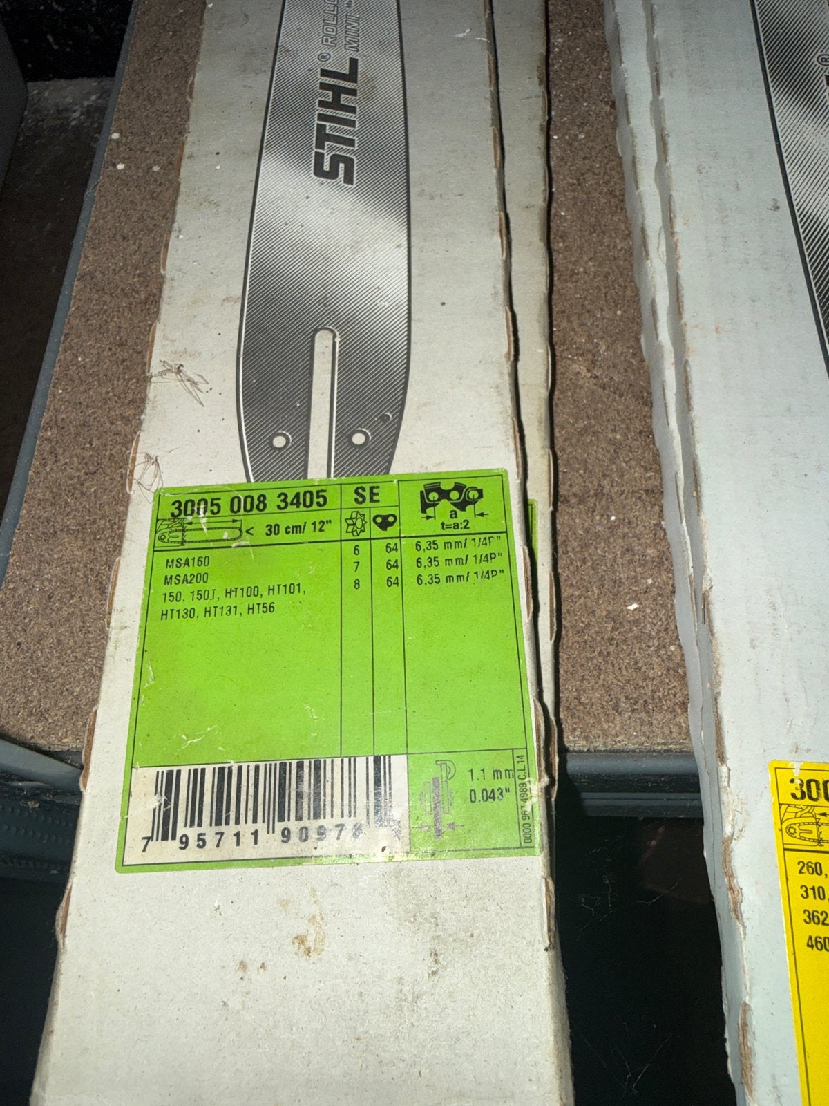 Stihl Rollomatic E Mini zaagblad 30 cm/12", Ophalen, Minder dan 30 mm, Kettingzaag, Nieuw