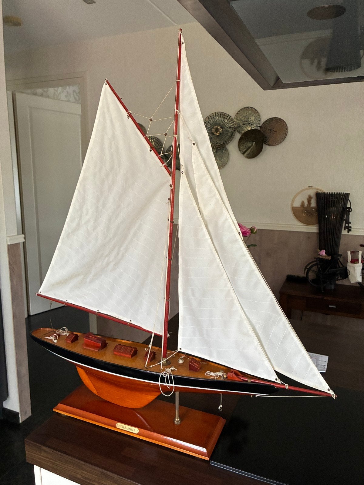 Prachtig modelzeilschip 'Columbia', Ophalen, Zo goed als nieuw, 1:50 tot 1:200, Overige merken