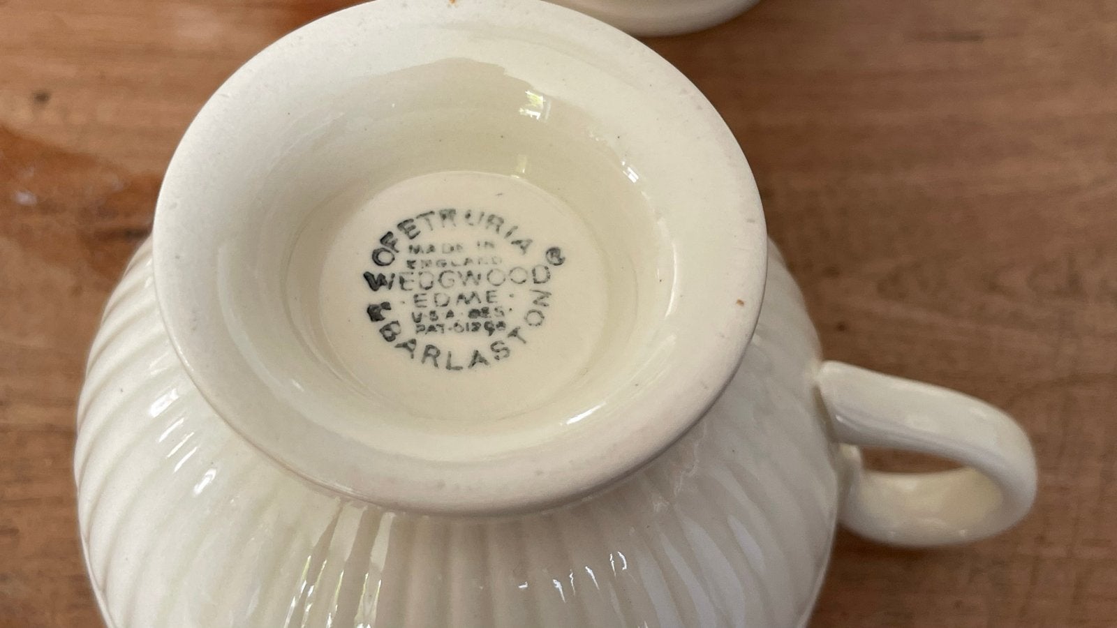 Wedgwood Edme servies kop en schotels met theepot, Ophalen, Gebruikt, Keramiek, Wedgwood