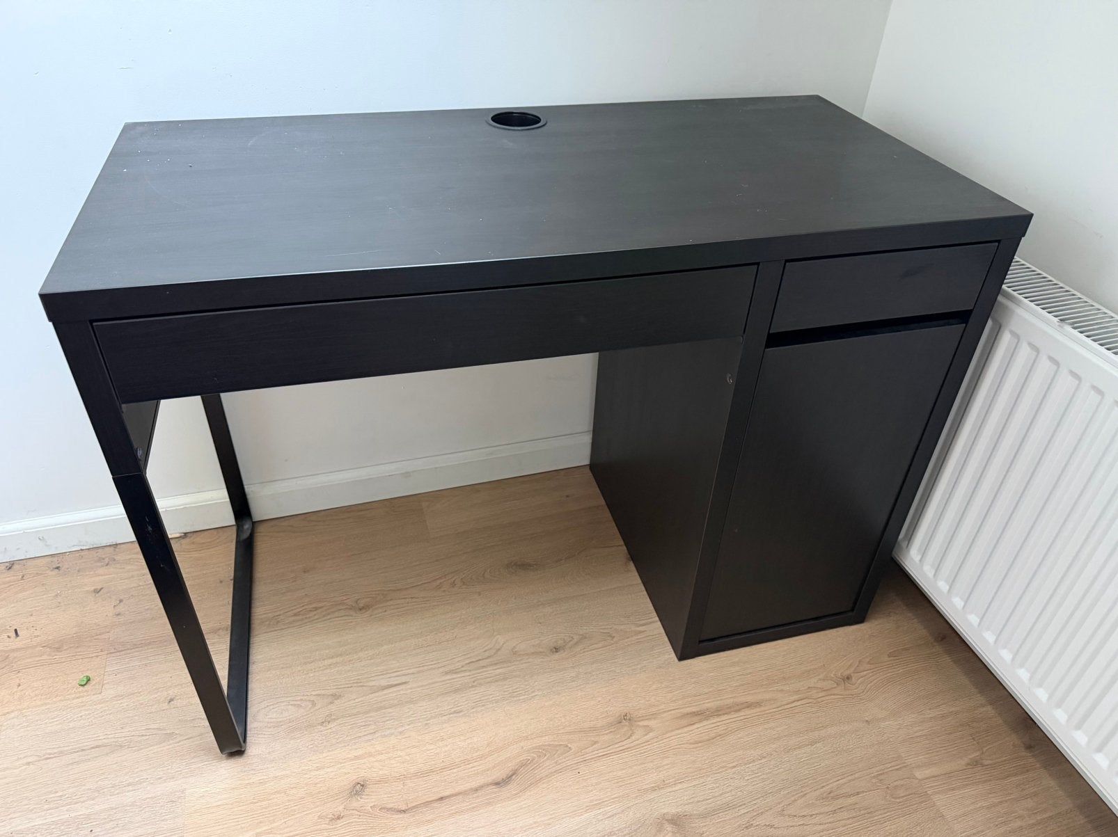 Ikea bureau Micke (zwart bruin), Ophalen, Gebruikt, IKEA, Zwart