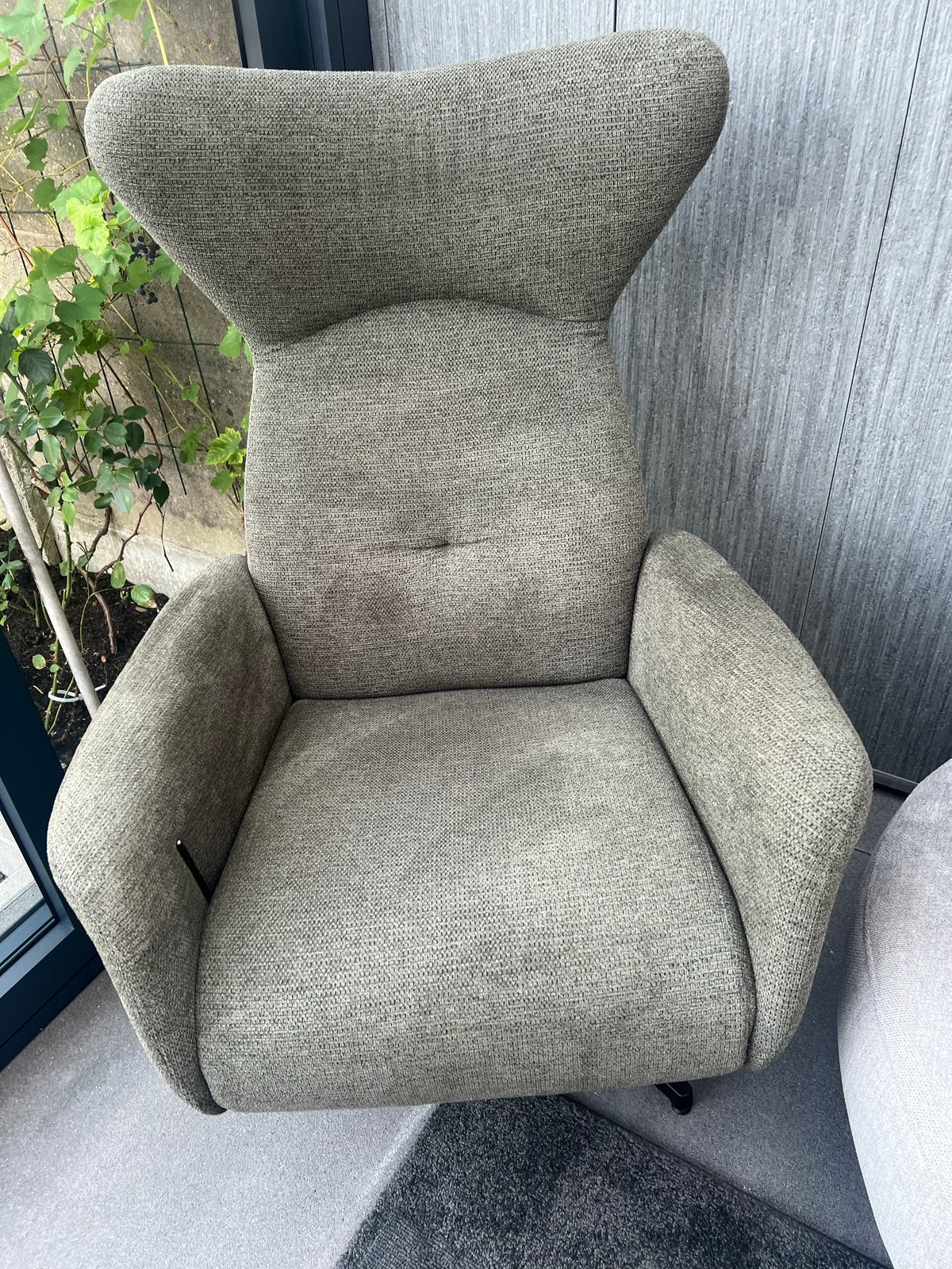 Relaxfauteuil Enzo Luca - Comfort en Stijl, Ophalen, Zo goed als nieuw, Eén, Stof