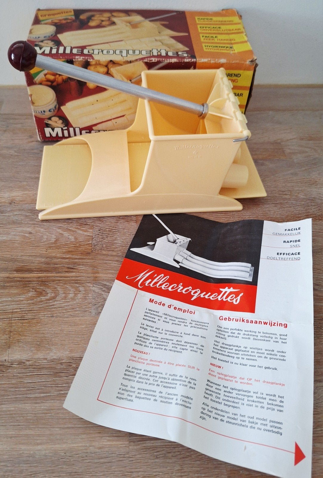 Vintage Millecroquettes kleine krokettenmaker, Ophalen of Verzenden