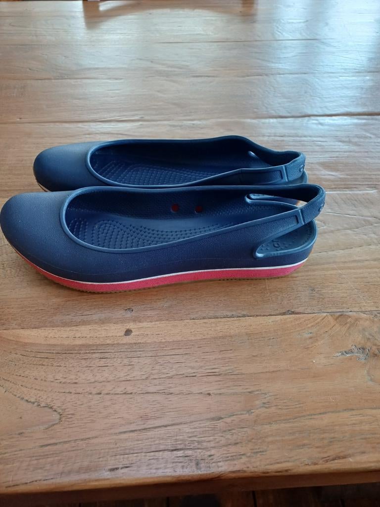 Nieuwe Crocs Ballerina's Maat 9=40 - Blauw, Rood, Wit, Kleding | Dames, Schoenen, Nieuw, Ballerina's, Blauw, Ophalen of Verzenden