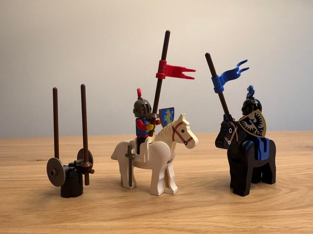 LEGO set 6021 Jousting Knights, Lego, Ophalen of Verzenden, Zo goed als nieuw, Castle
