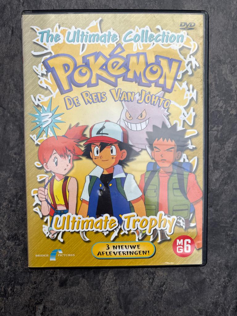 Pokémon: De Reis Van Johto - Ultimate Trophy DVD, Vanaf 6 jaar, Ophalen of Verzenden, Gebruikt, Avontuur