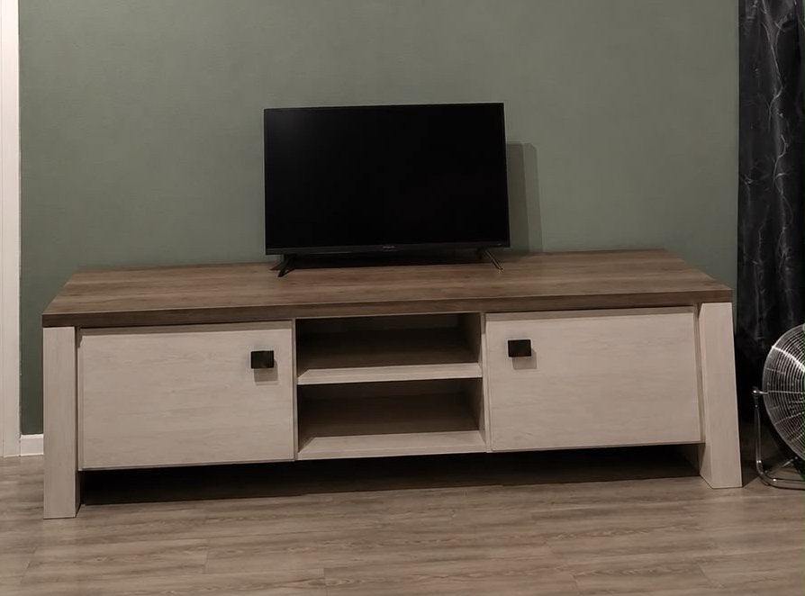 Stijlvol TV-meubel met opbergruimte, Ophalen, Gebruikt, 150 tot 200 cm, Minder dan 100 cm