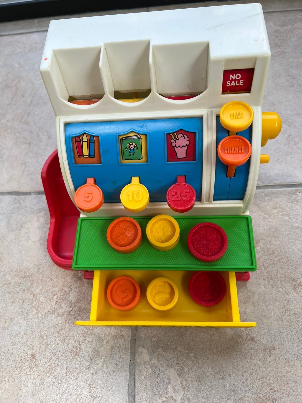 Fisher - Price Kassa, Ophalen