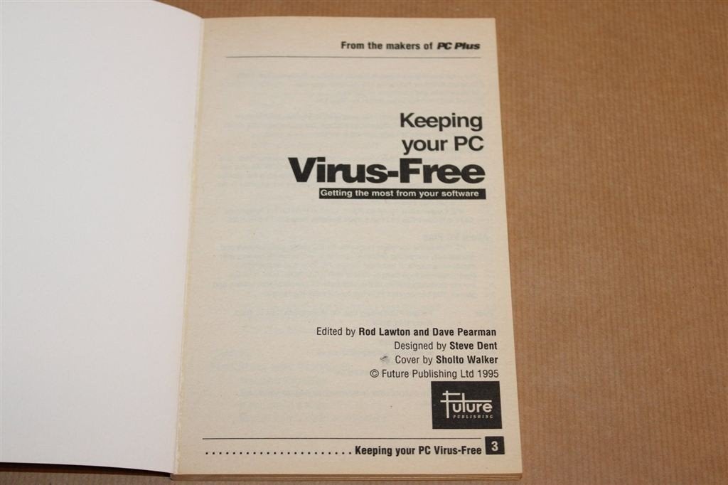 Keeping Your PC Virus-Free — PC Plus Antivirus 1995, Ophalen of Verzenden, Gelezen, Internet of Webdesign