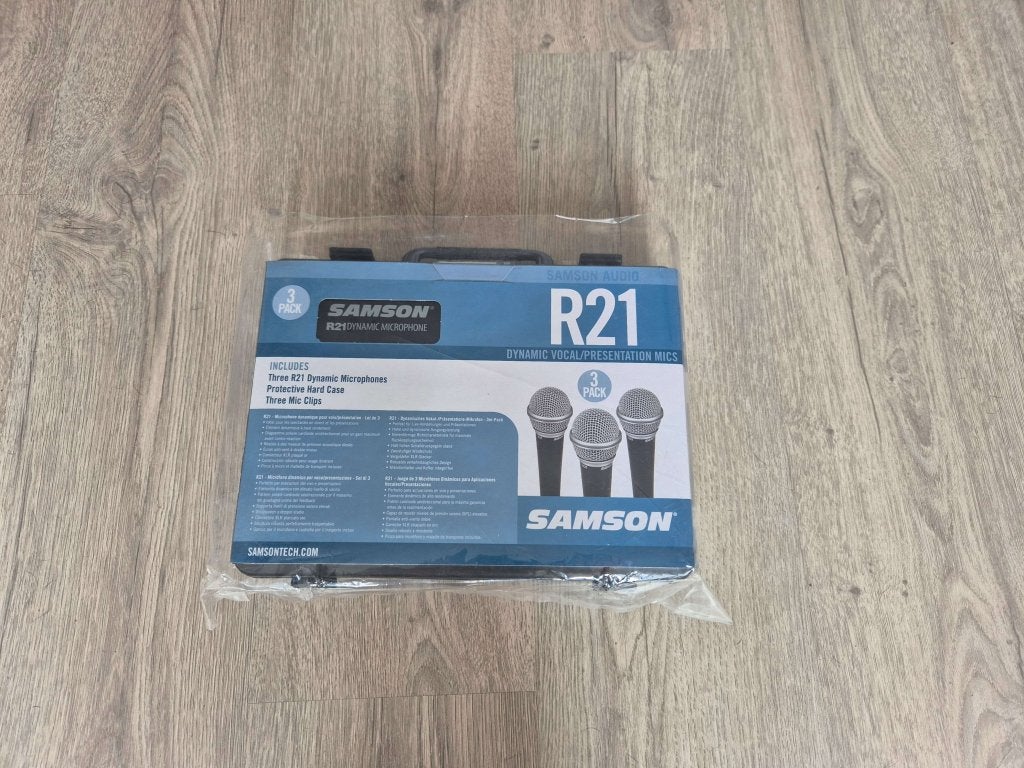Samson R21P set van drie R21 zangmicrofoons (b-stock), Info@samson.de, Samson, Ophalen of Verzenden, Zo goed als nieuw