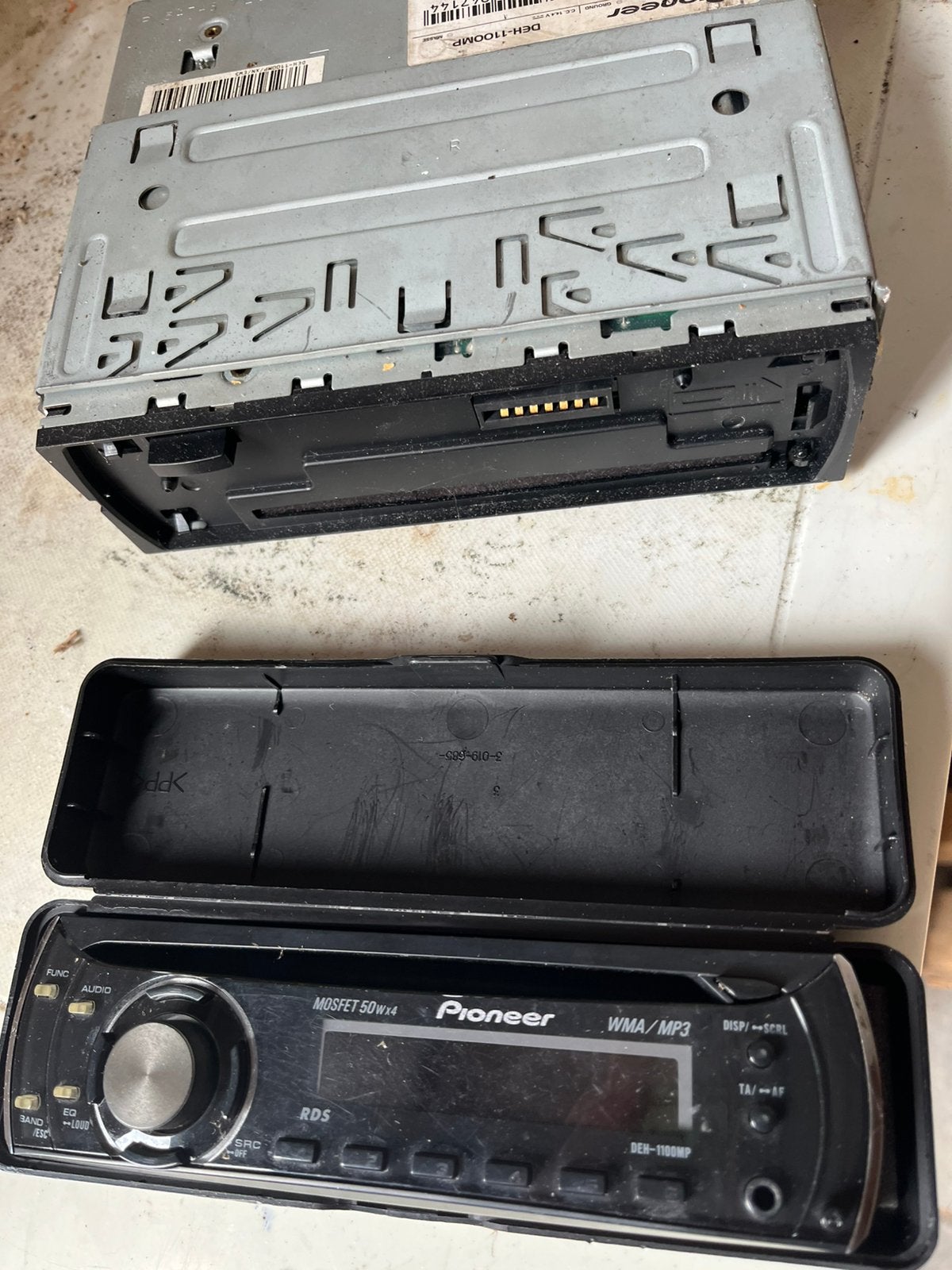 Pioneer radio, Ophalen, Gebruikt