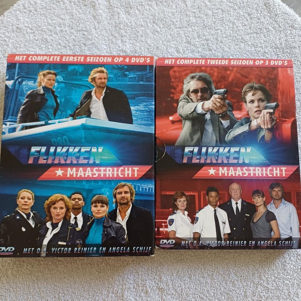 Flikken Maastricht Seizoen 1 & 2 DVD Boxset, Gebruikt, Boxset, Drama, Ophalen of Verzenden