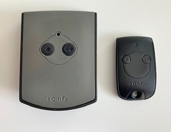 Somfy Keytis RTS afstandsbediening en 1 wall control pad, Minder dan 100 cm, Ophalen of Verzenden, Zo goed als nieuw, Minder dan 100 cm