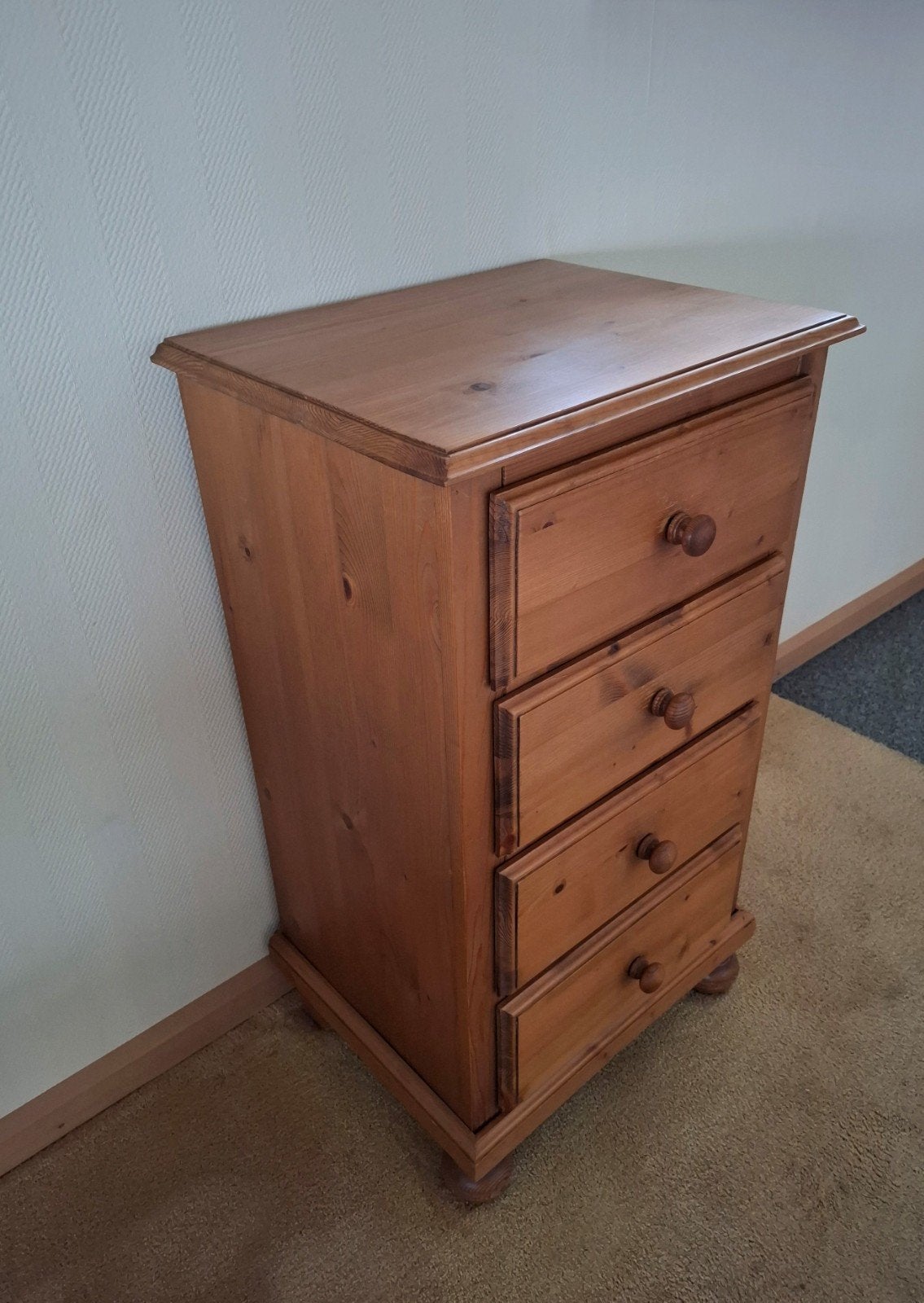 Zware grenen ladenkast - 88x50x40 cm (hxbxd), Ophalen, Gebruikt, 50 tot 100 cm, 3 of 4 laden