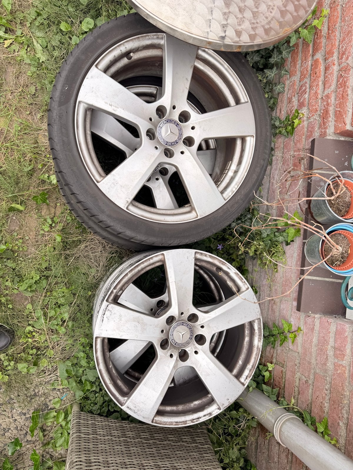 Originele 18 inch Mercedes E-Klasse W212 Velgen (Opknappers), Auto-onderdelen, Ophalen, 18 inch, Gebruikt, Velg(en)