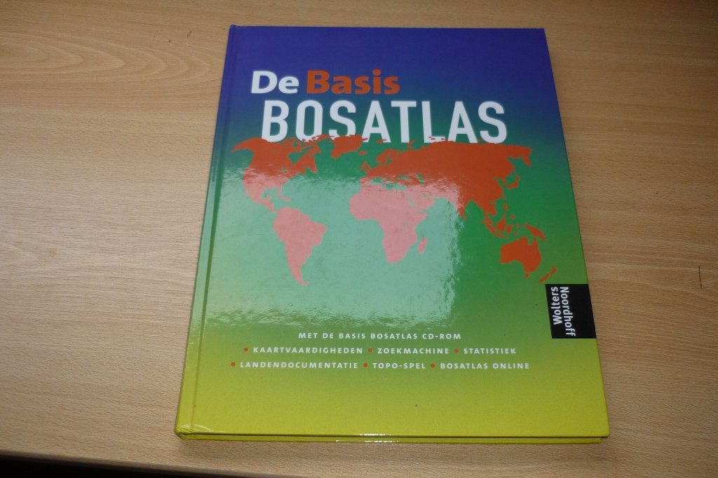 bos atlas, Ophalen of Verzenden, Gelezen, Overige niveaus, Aardrijkskunde