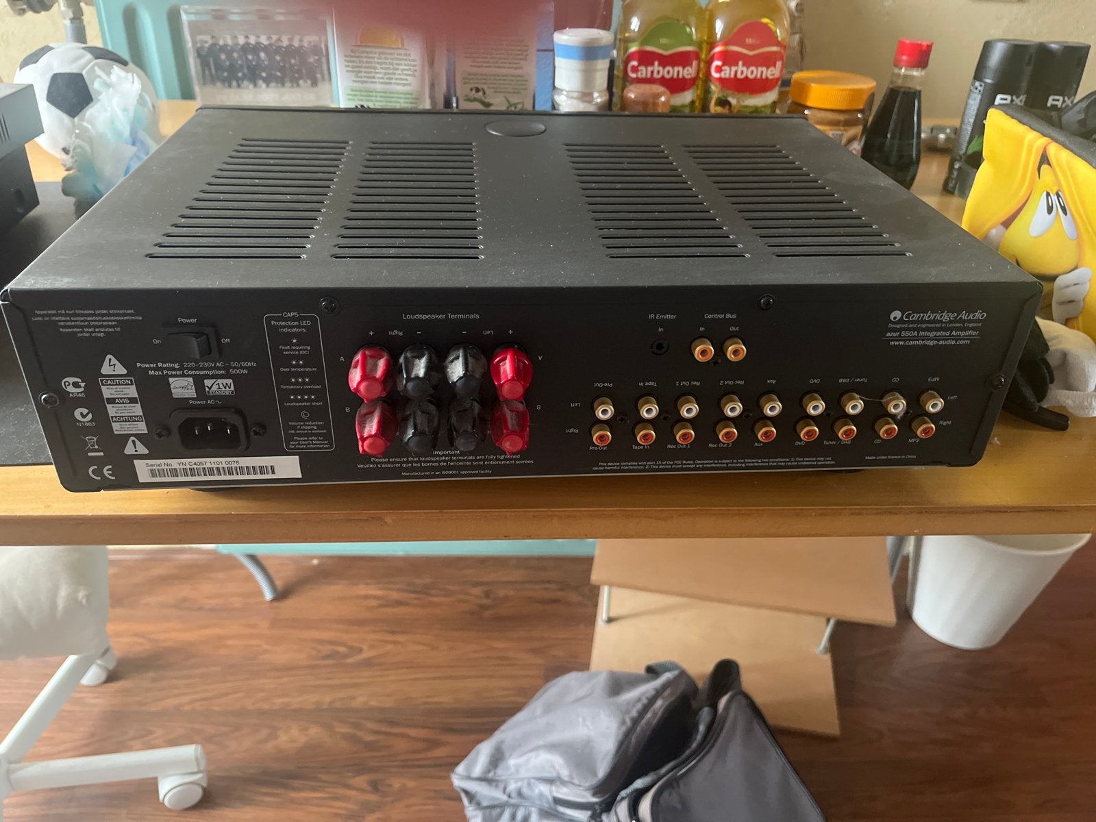 Cambridge Audio Azur 550A Geïntegreerde Versterker, Gebruikt, 60 tot 120 watt, Stereo, Ophalen
