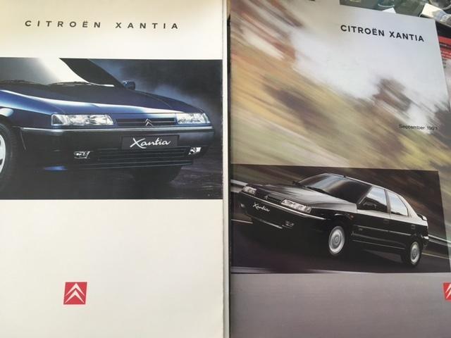 Citroen BX, Xantia of C5 brochure/auto folder '85 - '11, Ophalen, Zo goed als nieuw, Citroën