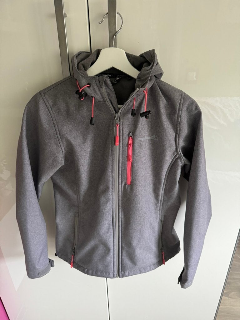Mountain peak softshell jas S, Ophalen of Verzenden, Zo goed als nieuw, Blauw