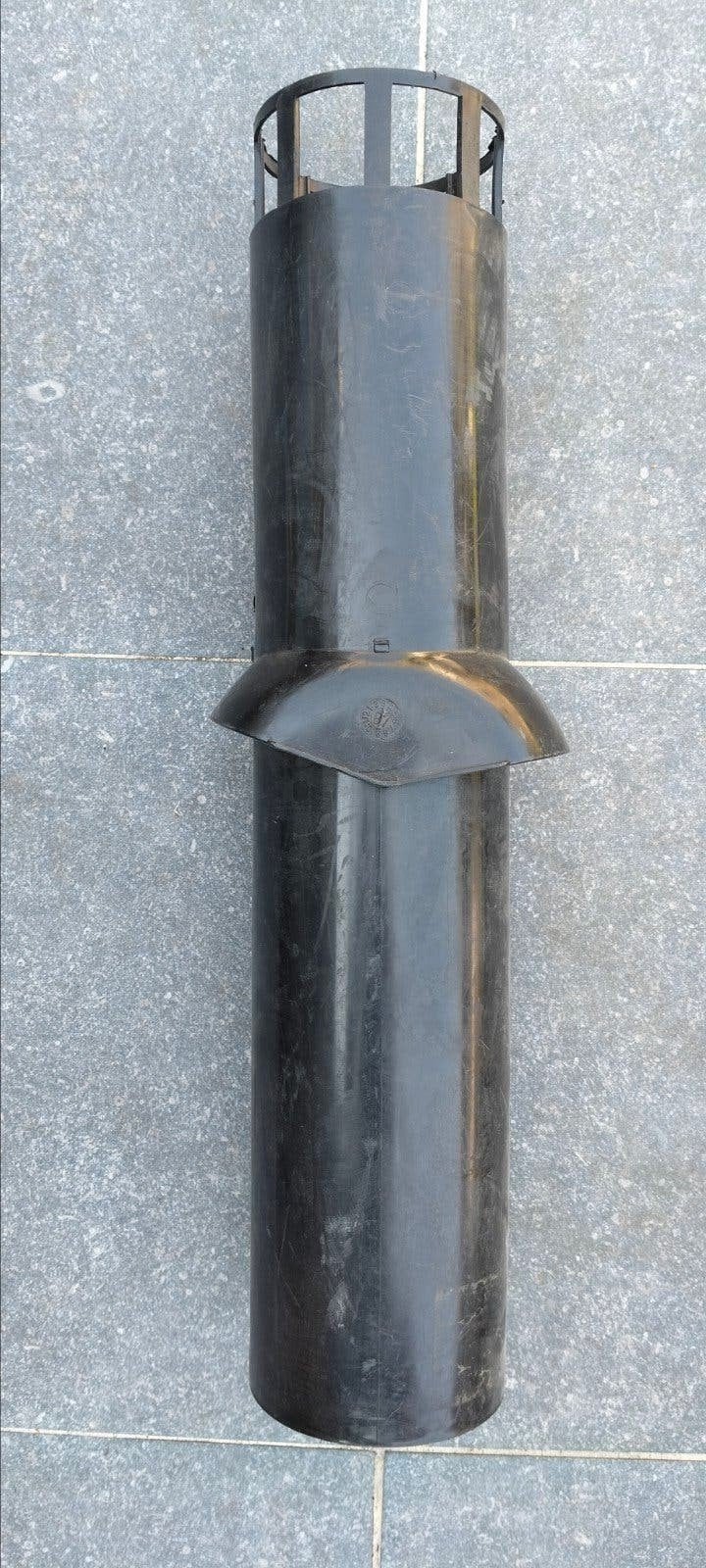 Kunststof dakdoorvoer voor lucht 35/45 graden, Ø 13.1 cm, Doe-het-zelf en Verbouw, Buizen en Afvoer, Ophalen of Verzenden