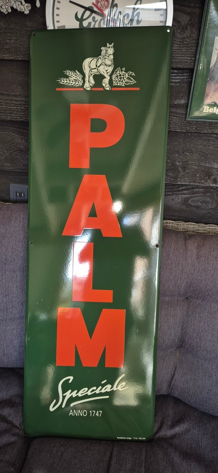 Zeldzaam Palm Speciaal bier reclamebord - Mooie staat, Ophalen