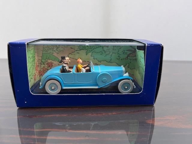 Kuifje auto. Nr. 5 met certificaat Bieden vanaf 20€, Ophalen of Verzenden, Kuifje, Zo goed als nieuw, Beeldje of Figuurtje