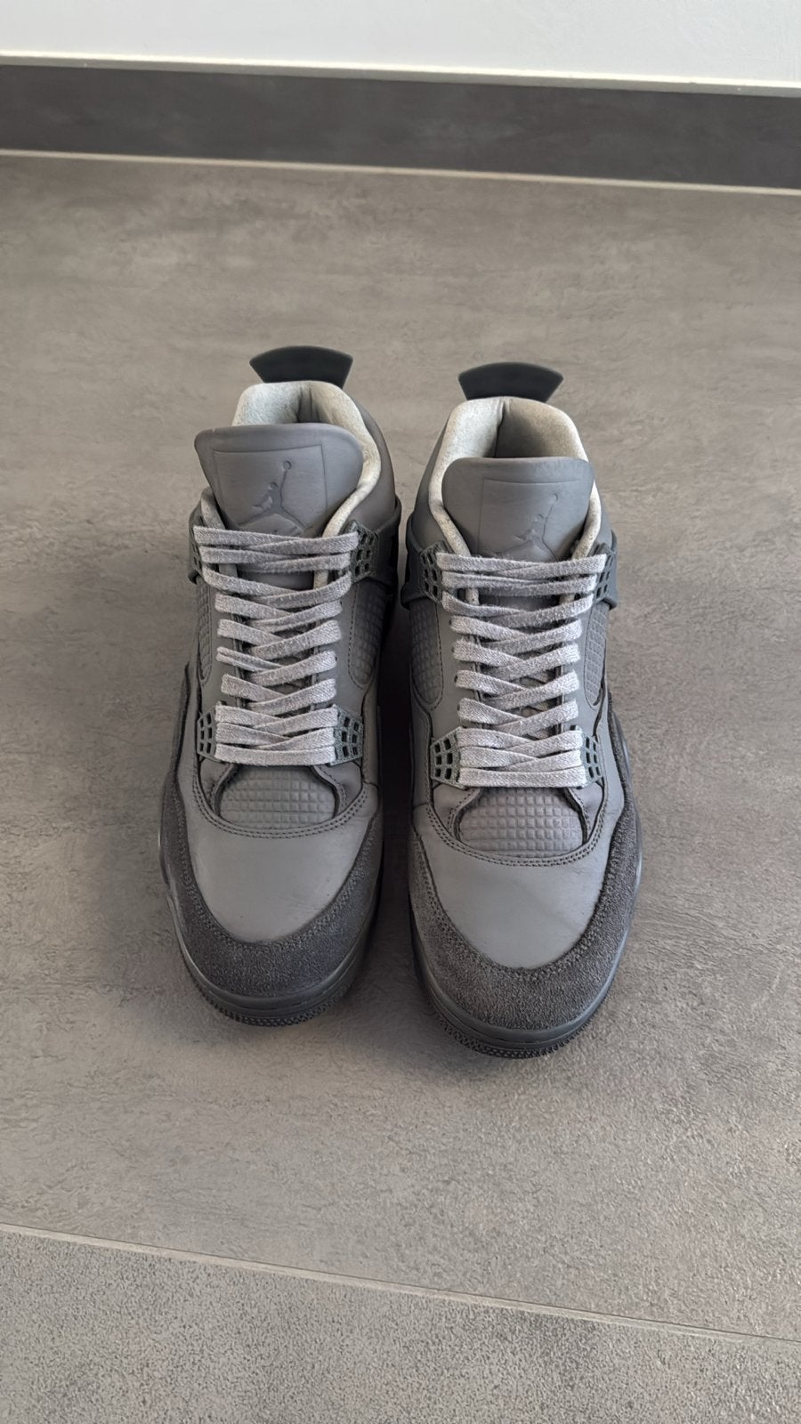 Nike Air Jordan 4 Retro Wet Cement color Sneakers, Verzenden, Zo goed als nieuw, Overige kleuren, Sneakers of Gympen