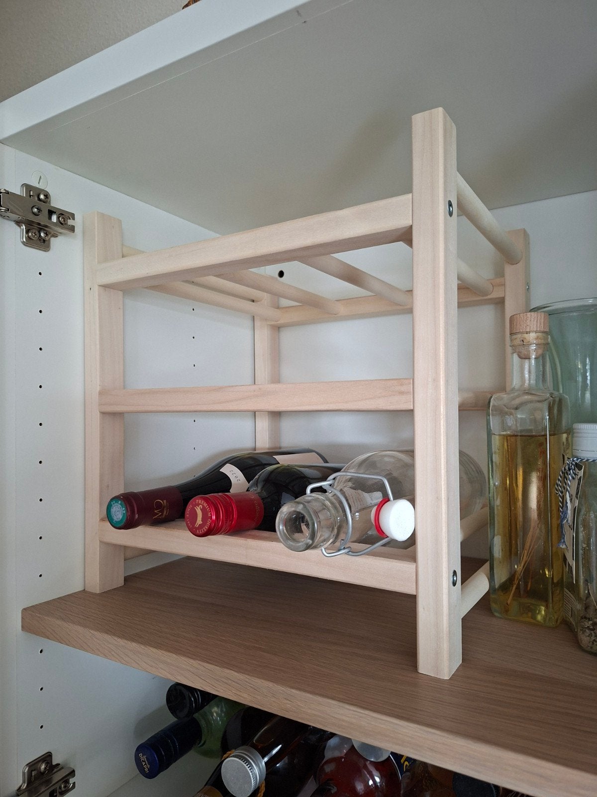 Wijnrek ikea hutten, Huis en Inrichting, Ophalen, Zo goed als nieuw