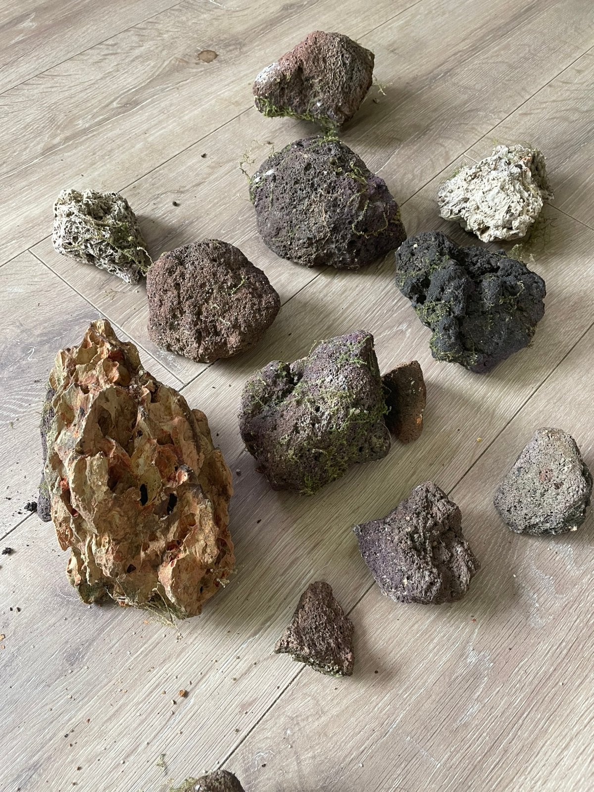 Complete aquarium hardscape set – Lavasteen & Dragon Stone, Ophalen of Verzenden, Zo goed als nieuw, Plant(en), Steen of Hout