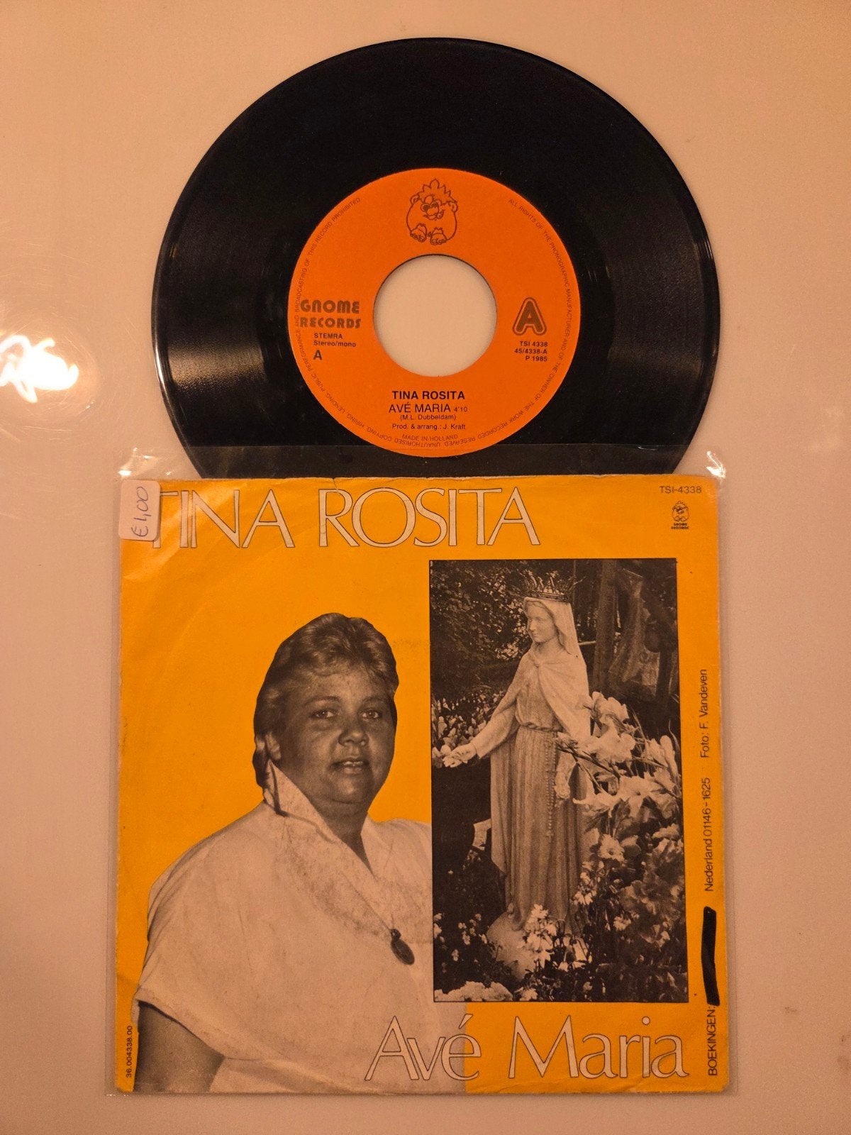 Tina Rosita - Avé Maria, Ophalen of Verzenden, Gebruikt, 7 inch, Nederlandstalig