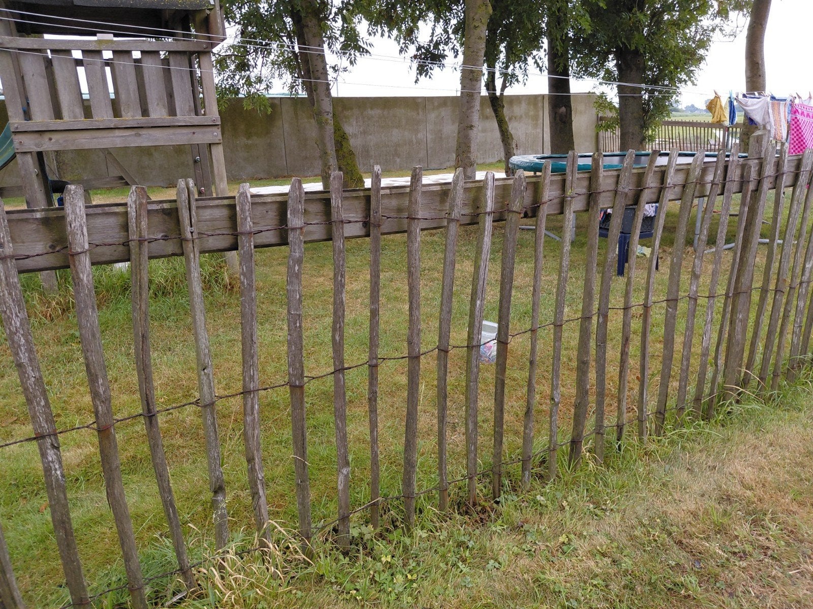 45m gebruikt schapenhek, Ophalen of Verzenden, Gebruikt, Hout, Tuinhek
