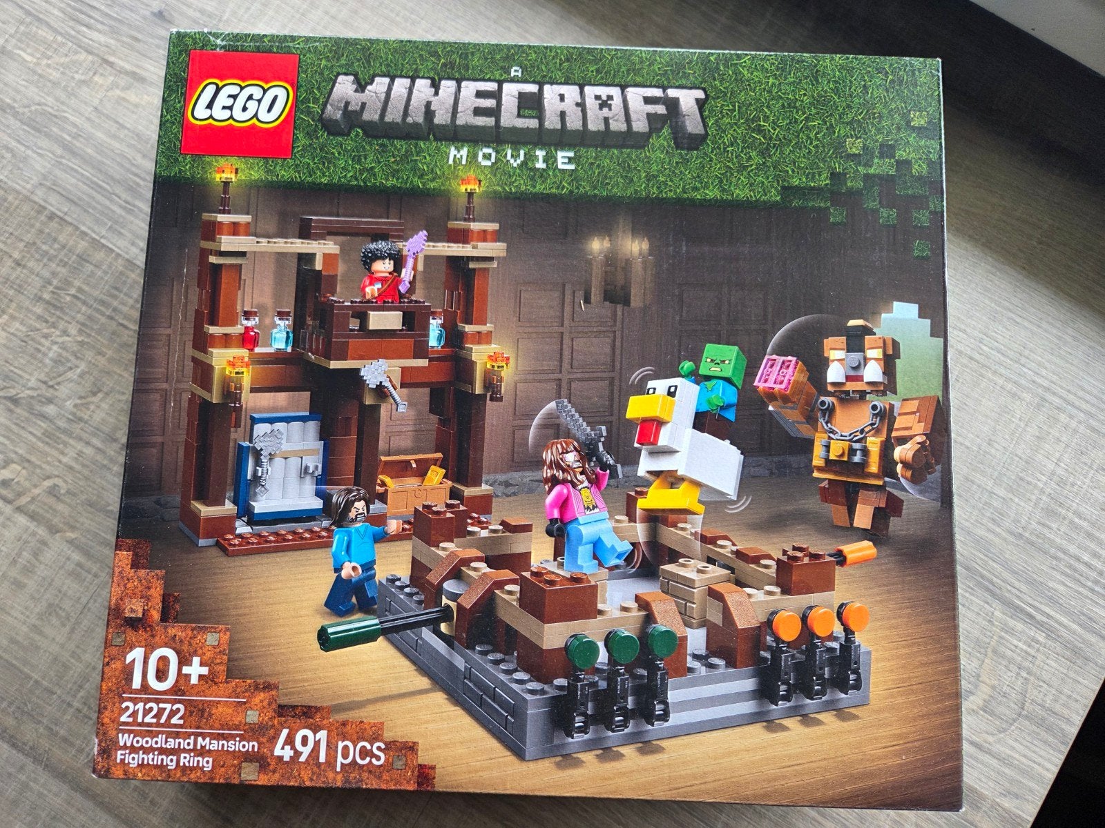 LEGO Minecraft Movie 21272 Woodland Mansion Vechtring, Ophalen of Verzenden, Nieuw, Overige merken