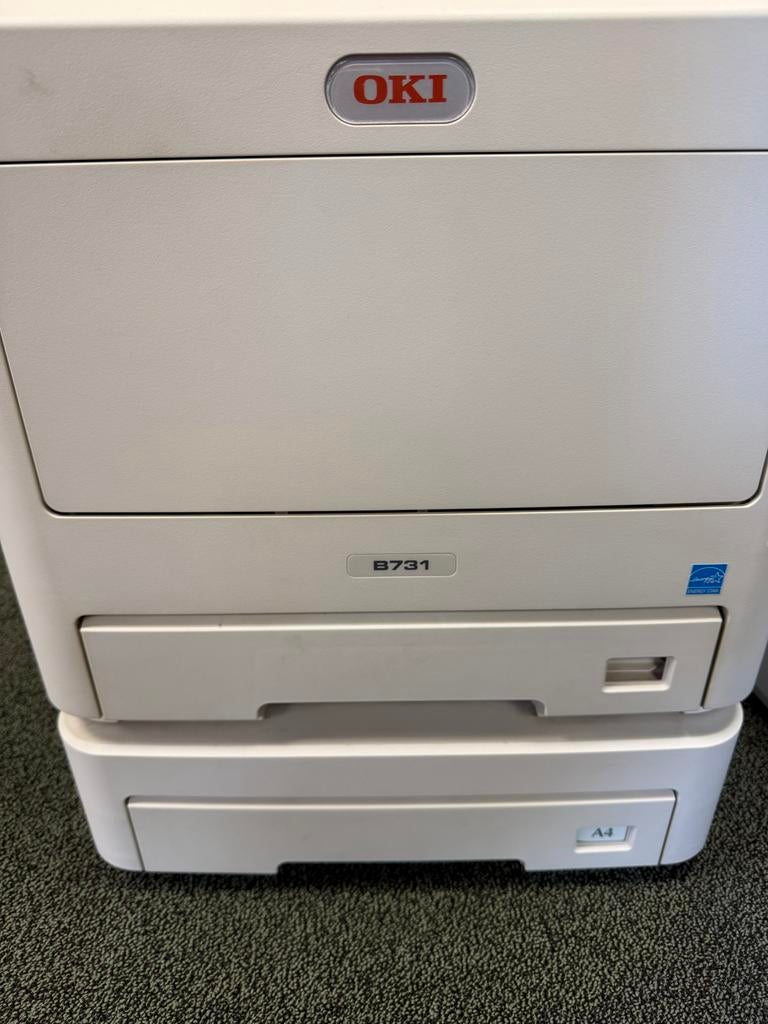 OKI B731 en OKI MC562w, Ophalen, Zwart-en-wit printen, Gebruikt, Printer