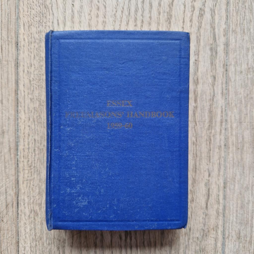 Essex freemason handboek 1959/60, Gelezen, Achtergrond en Informatie, Ophalen of Verzenden, Overige onderwerpen