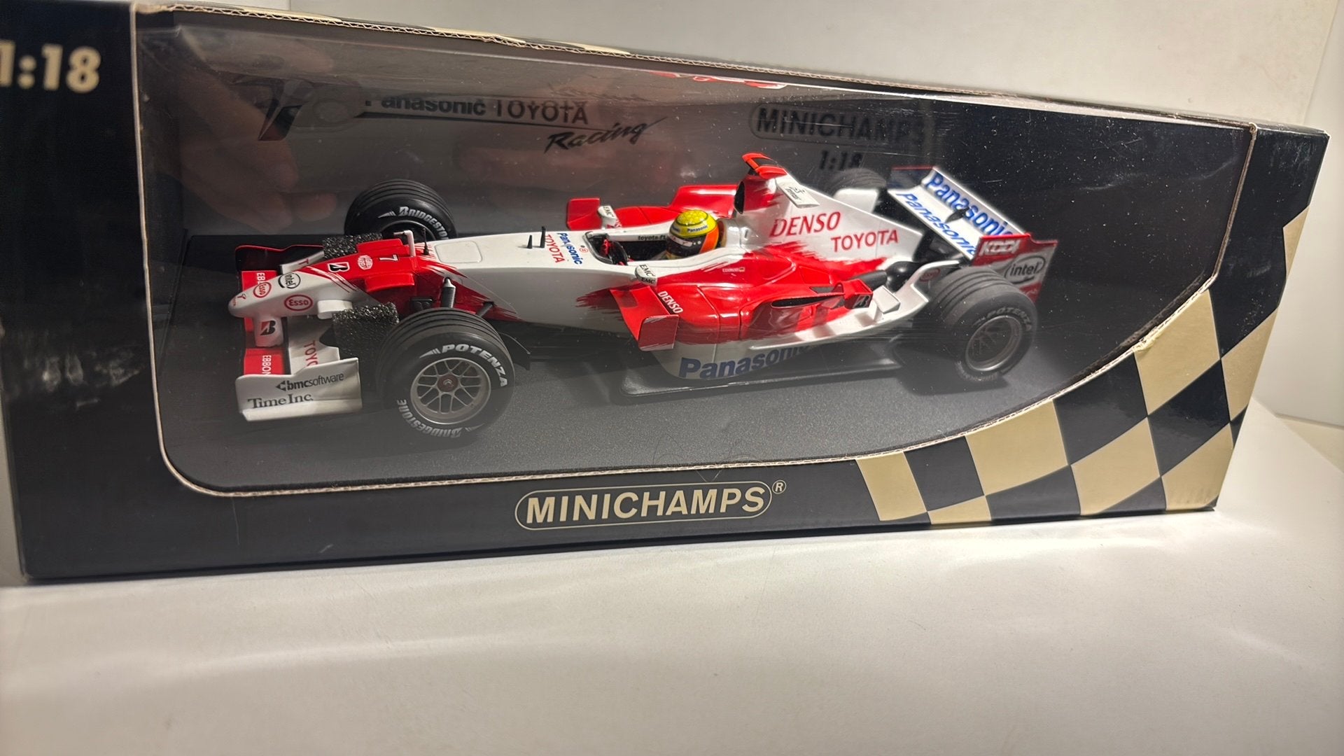 F1 Toyota showcar 2006 R. Schumacher minichamps 1.18, Ophalen of Verzenden, A, A, A
