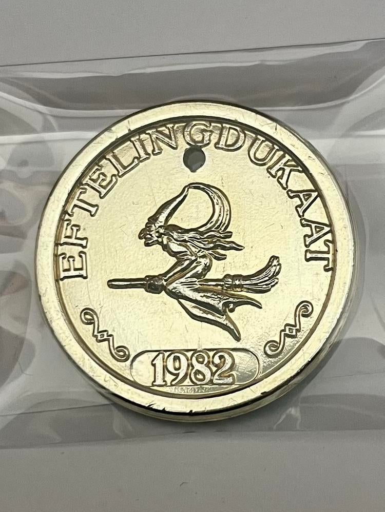 Efteling dukaat 1982 heks, Ophalen of Verzenden, Zo goed als nieuw, Overige typen
