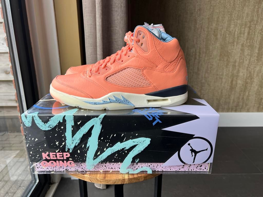 Jordan 5 Retro DJ Khaled We The Best Crimson Bliss 45, Ophalen of Verzenden, Nieuw, Overige kleuren, Sneakers of Gympen