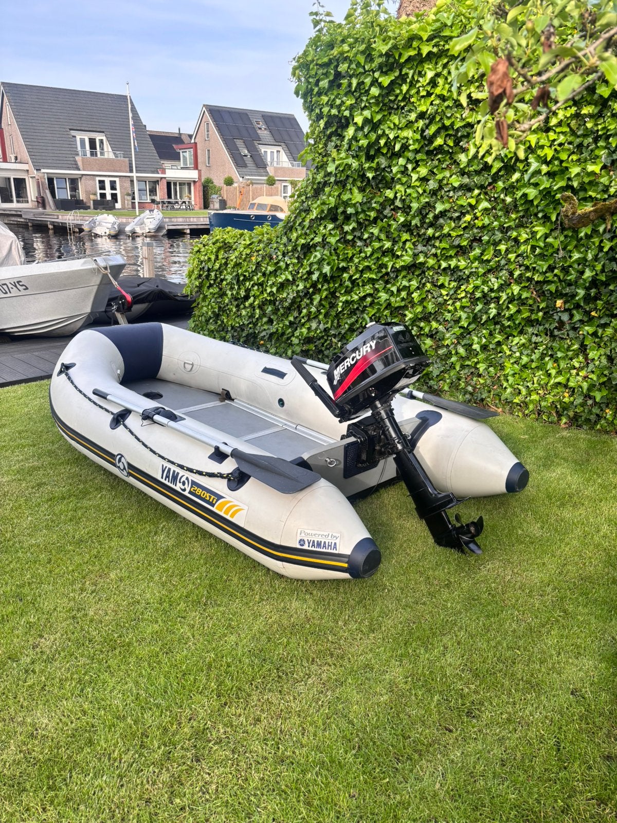 4 pk mercury 2takt - zonder boot, Ophalen, Gebruikt
