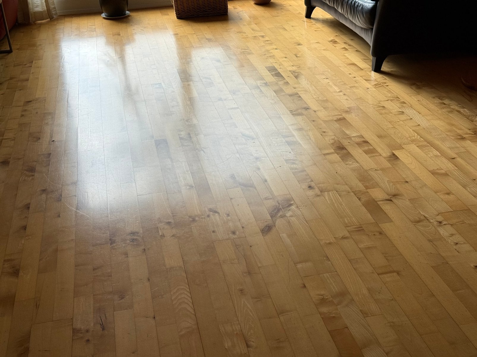 Junkers massief parket (Maple, Ahorn, Esdoorn), Ophalen, Zo goed als nieuw, 25 tot 50 m², Parket