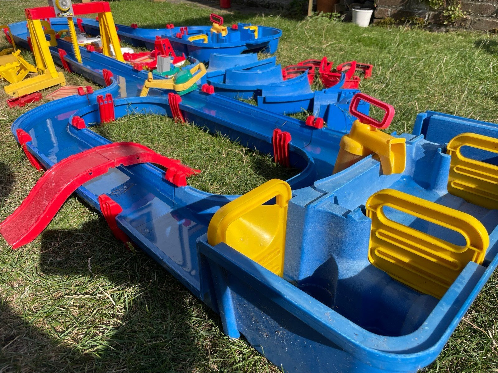 Grote Aquaplay waterbaan set met veel accessoires, Ophalen, Gebruikt